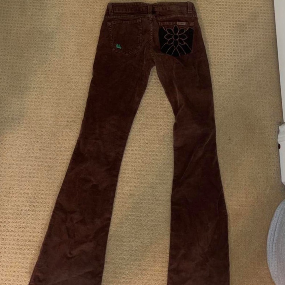 Y2K BROWN FLARE PANTS